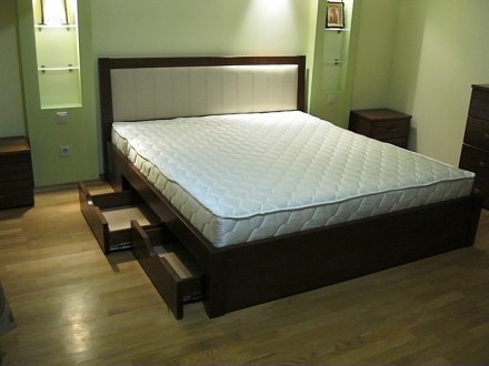 Предлагаем современную стильную кровать Алика из массива дуба.

Цена указана з. . фото 2