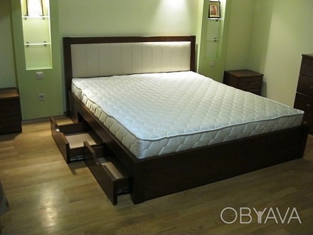 Предлагаем современную стильную кровать Алика из массива дуба.

Цена указана з. . фото 1