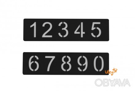 Трафарет цифры на улья (от 0 до 9) – предназначен для нанесения номеров на. . фото 1