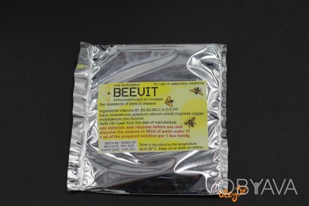 БиВит (BeeVit), комплекс витаминов и микроэлементов, на 50 пчелосемей. Греция &n. . фото 1
