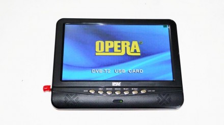9,5" TV Opera 901 Портативный телевизор с Т2 USB SD
Телевизор TV Opera 901. . фото 6