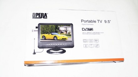 9,5" TV Opera 901 Портативный телевизор с Т2 USB SD
Телевизор TV Opera 901. . фото 7