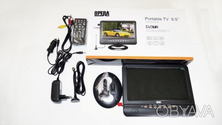 9,5" TV Opera 901 Портативный телевизор с Т2 USB SD
Телевизор TV Opera 901. . фото 1