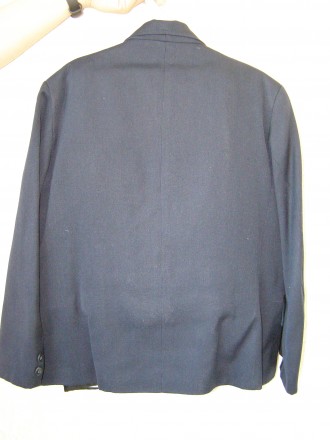 Темно-синего цвета в отличном состоянии : пиджак 134/72, жилет и брюки. Длина бр. . фото 5
