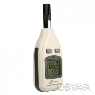 Термогигрометр 0-100%, -30-70°C BENETECH GM1362
 
Карманный термогигрометр Benet. . фото 1