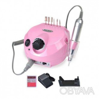 Машинка для маникюра и педикюра фрезер Beauty nail DM-202 Розовый Машинка для ма. . фото 1