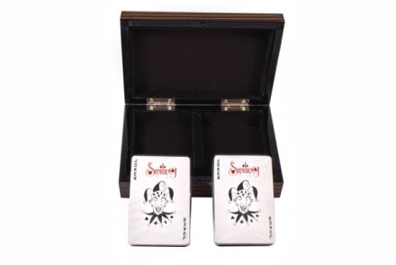 Две колоды карт Duke в деревянной коробке (B11L). Харьков. фото 1 Две колоды карт Duke в деревянной коробке (B11L). Харьков. фото 1