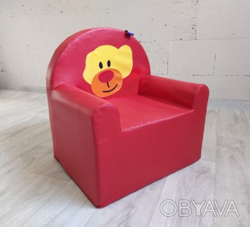 Кресло детское Песик Габаритный размер: 60х65х60 см. Материал: кожаный заменител. . фото 1