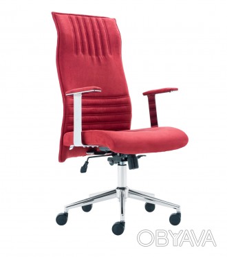 Тип: Крісло офісне
Колір: червоний
Оббивка: вініл
Механізм: Реклайнер
Підлокітни. . фото 1