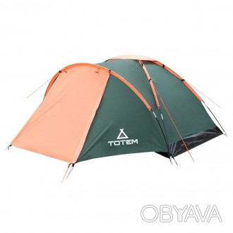 Палатка четырехместная Totem Summer 4 Plus V2 TTT-032 летняя однослойная 330 х 2