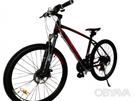 Велосипед Sparto 26 Brave DD рама-18 черно-красный арт.423/07150 (шт.)Тип: горны. . фото 1