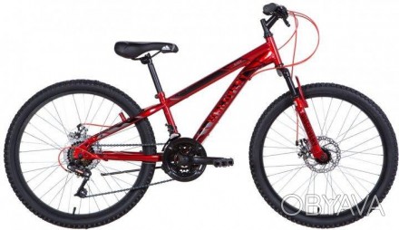 Велосипед ST 24 Discovery RIDER AM DD рама-11,5 красный 2021 OPS-DIS-24-259\0142. . фото 1