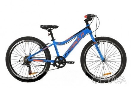 Велосипед AL 24 Formula ACID 1.0 Vbr рама-12 сине-черно-оранжевый OPS-FR-24-182/. . фото 1