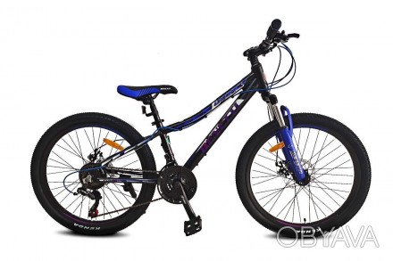 Велосипед Benetti 24 MTB Lagacy DD 12 2021 черно-красно-синий 901/0215 Диаметр
2. . фото 1