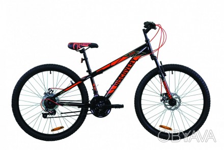 Велосипед ST 26 Discovery RIDER AM DD рама-18 Черно-красный 2021 OPS-DIS-26-424/. . фото 1