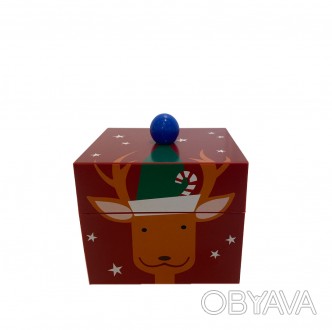 Ця мініатюрна музична скринька від містера Різдва прикрашена химерним дизайном у. . фото 1