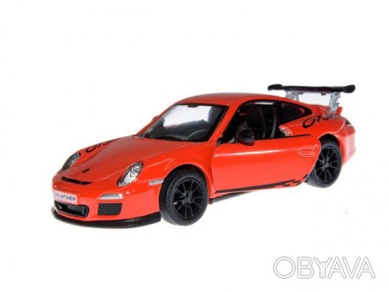 Модель легкова PORSCHE 911 GTS RS (2010) 1:36
Яркое эффектное дополнение к автом. . фото 1
