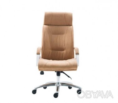 Тип: Крісло офіснеКолір: коричневийОббивка: екошкіра, тканинаМеханізм: Реклайнер. . фото 1