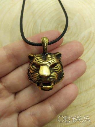Кулон Тигр (бронза)
ТИГР — символ энергии, силы и таланта. 
Комплектуется вощены. . фото 1