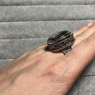 Очень красивое кольцо с натуральным дендритовым опалом в серебре.
Размер 19,3.
А. . фото 3