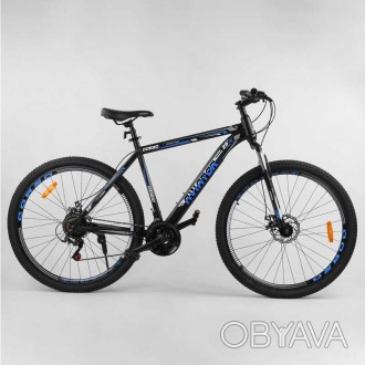 Велосипед Спортивный Corso «AVIATOR» 29’’ дюймов рама стальная 20’’, SunRun 21 с. . фото 1