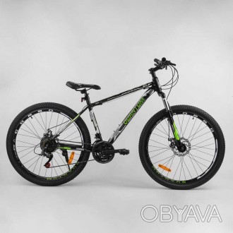 Велосипед Спортивный Corso «QUANTUM» 27.5" дюймов рама стальная 17.5’’, SunRun 2. . фото 1