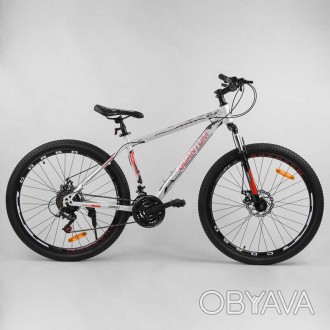 Велосипед Спортивный Corso «QUANTUM» 27.5" дюймов рама стальная 17.5’’, SunRun 2. . фото 1