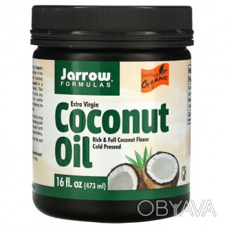 Органическое кокосовое масло холодного отжима отжатое шнековым прессом Джэрроу Ф. . фото 1