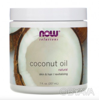 Кокосовое масло Now Foods Solutions создано для ухода за кожей и волосами, нужда. . фото 1
