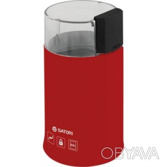 ДизайнЭта кофемолка от компании SATORI выполнена в бордовой расцветке. Её корпус. . фото 1