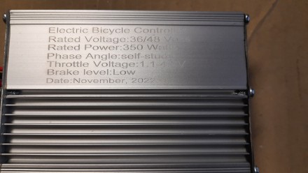 Контроллер велосипеда скутера самоката 24/36 250 V. 36/48 V 350w.
Ручка газа ,д. . фото 5
