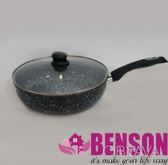 Глибока сковорода Benson BN-519 (26*7.5 см)
 
Характеристики:
	Тип: сковорода;
	. . фото 1