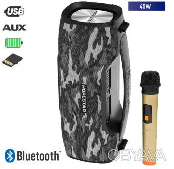 Bluetooth-колонка HOPESTAR-A6 PRO, мікрофон-караоке, StrongPower
 
Любите чистый. . фото 1