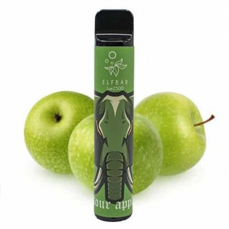 Elf Bar 1500 Lux - Кислое яблоко (Sour Apple). Київ. фото 1 Elf Bar 1500 Lux - Кислое яблоко (Sour Apple). Київ. фото 1