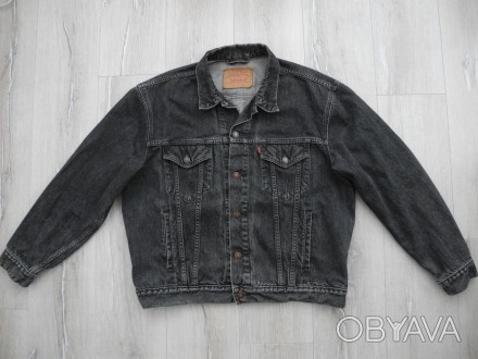 Куртка джинсовая Levis р. XL ( Made in UK England ) Винтаж, высочайшее качество,. . фото 1