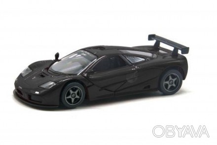 Машина KINSMART "1995 McLaren F1 GTR". Металлический, инерционный, открываются д. . фото 1