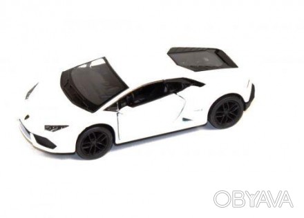 Машинка KINSMART "Lamborghini Huracan". Металлическая, инерционная, открываются . . фото 1