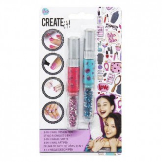 Набор ручек для дизайна ногтей "CREATE IT!" 3 в 1 (голубый, красный) [kos151733-. Киев. фото 1 Набор ручек для дизайна ногтей "CREATE IT!" 3 в 1 (голубый, красный) [kos151733-. Киев. фото 1