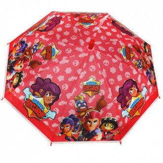 Зонтик-трость, детский, красный [zon165655-TSI]. Киев. фото 1