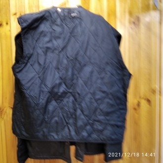 Куртка мужская кожанная "BOSS" с подстежкой и откидным воротником, спи. . фото 8