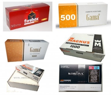 Продам сигаретные гильзы Gama, Firebox, Magnus, Korona для табака. Краматорск. фото 1 Продам сигаретные гильзы Gama, Firebox, Magnus, Korona для табака. Краматорск. фото 1