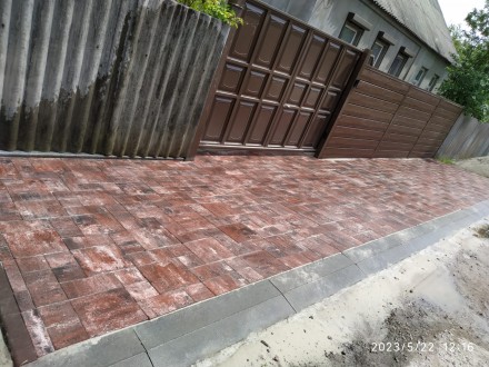 Размеры тротуарной плитки » Лайнстоун»  300*300, 300*150, 150*150 (2. . фото 3