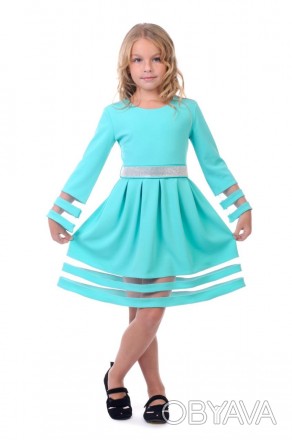 Нарядное платье для девочек от производителя.
Размеры на рост 116, 122, 128, 134. . фото 1