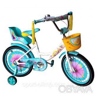 Оригинальный велосипед для девочки имеет не только прекрасный дизайн, но также г. . фото 1