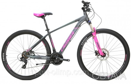 Велосипед Crosser 075С 29" (рама 17, 21S) Hidraulic Shimano сіро-рожевий
Новинка. . фото 1