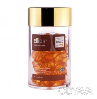 Витамины для волос ELLIPS с женьшенем и медом предназначены для лечения и восста. . фото 1