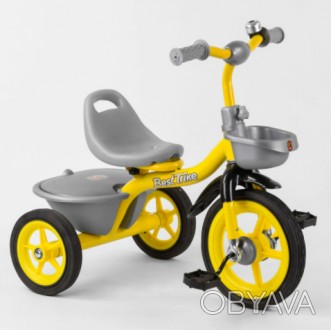 Детский трехколёсный велосипед BS-9603 "Best Trike" желтый
Детский 3-х колесный . . фото 1