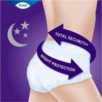 Tena Pants Plus Night — это надежные ночные трусы-подгузники анатомической формы. . фото 3