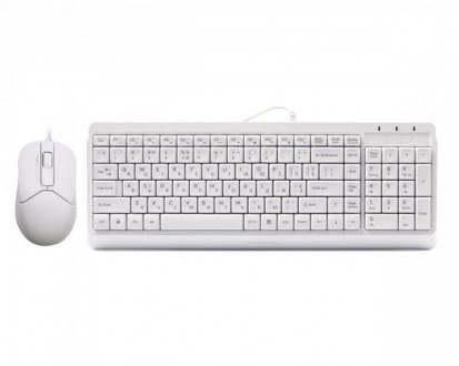 Комплект (клавиатура, мышь) A4Tech F1512 White USB. Харків. фото 1 Комплект (клавиатура, мышь) A4Tech F1512 White USB. Харків. фото 1