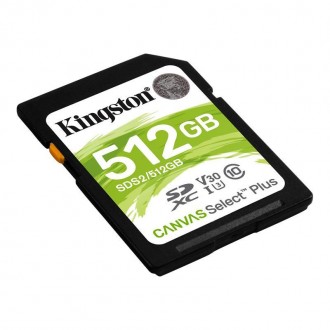 Карты памяти Canvas Select Plus SD компании Kingston обеспечивают высочайшую про. . фото 3